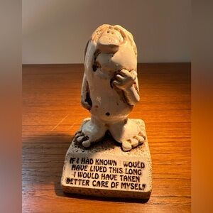 Vintage 1975 Paula Figurine Ontario Canada if I have lived this long 556